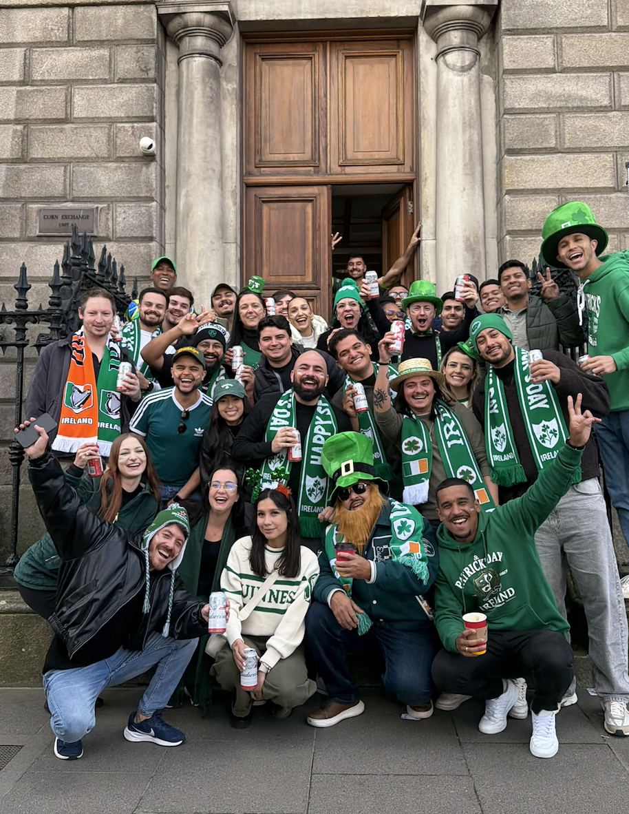 Foto do intercâmbio na Irlanda